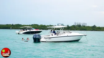 BEST BIKIN1 YOU WILL SEE AT HAULOVER SANDBAR! BOAT ZONE MIAMI #9