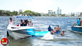 HEAVEN OF BIKINI GIRLS AT HAULOVER SANDBAR | BOAT ZONE MIAMI #2