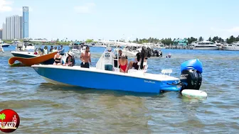 HEAVEN OF BIKINI GIRLS AT HAULOVER SANDBAR | BOAT ZONE MIAMI #5