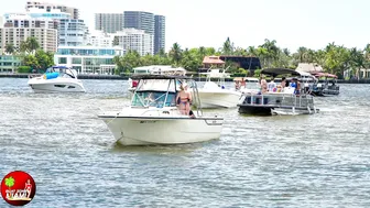 HEAVEN OF BIKINI GIRLS AT HAULOVER SANDBAR | BOAT ZONE MIAMI #7