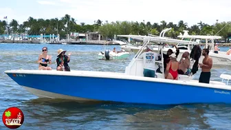 HEAVEN OF BIKINI GIRLS AT HAULOVER SANDBAR | BOAT ZONE MIAMI #9