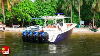 HOTTEST BLONDE AT HAULOVER SANDBAR 2023 | BOAT ZONE MIAMI #3