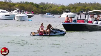 HE IS NOT READY FOR THIS!! MIAMI SANDBAR 2023 | BOAT ZONE MIAMI #4