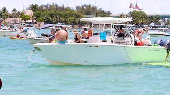 PARTY AT THE HAULOVER INLET SANDBAR 2023 | BOAT ZONE MIAMI #7