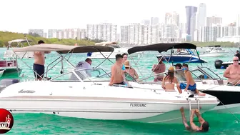 Miss Sandbar! HAULOVER INLET SANDBAR ( Memorial Weekend ) BOAT ZONE MIAMI #6