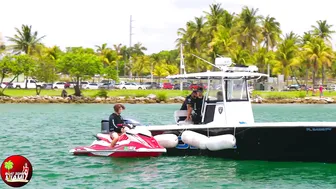 WE GOT HER! MIAMI SANDBAR PARTY! BOAT ZONE MIAMI #7