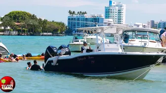 LATINAS ARE DIFFERENT!! HAULOVER SANDBAR 2023 | BOAT ZONE MIAMI #2