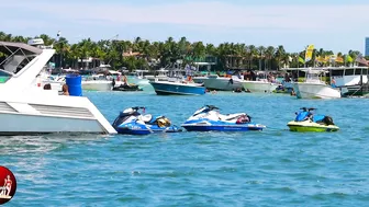 LATINAS ARE DIFFERENT!! HAULOVER SANDBAR 2023 | BOAT ZONE MIAMI #8