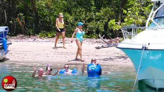 LATINAS ARE DIFFERENT!! HAULOVER SANDBAR 2023 | BOAT ZONE MIAMI #9