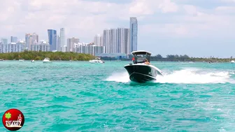 LUCKY GUY! WILD PARTY AT THE HAULOVER INLET SANDBAR | BOAT ZONE MIAMI #4