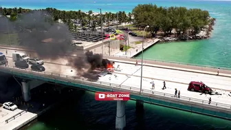 PLANE CRASHED IN FRONT OF US AT HAULOVER BRIDGE | BOAT ZONE MIAMI #3