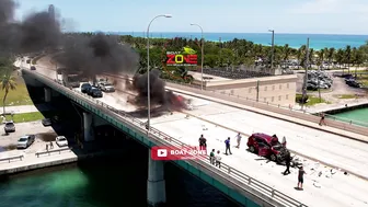 PLANE CRASHED IN FRONT OF US AT HAULOVER BRIDGE | BOAT ZONE MIAMI #4