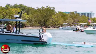 PERFECT BODY at HAULOVER INLET SANDBAR - BOAT ZONE MIAMI #3