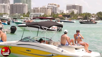 EXOTIC ASSETS ON THE HAULOVER SANDBAR 2023 | BOAT ZONE MIAMI #3