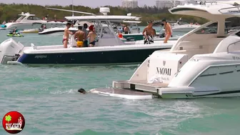 HOT BIKINIS OVERLOAD! HAULOVER SANDBAR | BOAT ZONE MIAMI #4