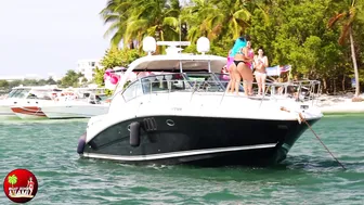 PARTY & BIKINIS - A MUST IN MIAMI SANDBARS | BOAT ZONE MIAMI #4