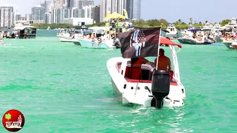 GIRLS ON FIRE AT THE HAULOVER SANDBAR | BOAT ZONE MIAMI #7