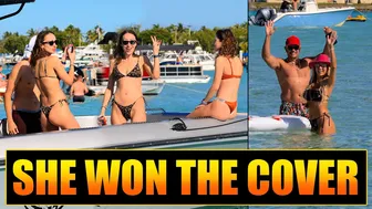 SHE KNOWS HOW TO MOVE IT! MIAMI SANDBAR | BOAT ZONE MIAMI