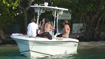 BADASS GIRLS! SHE STARE AT ME!! GOLDEN HOUR AT HAULOVER SANDBAR | BOAT ZONE MIAMI #9