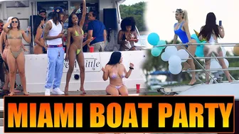 HAULOVER SANDBAR LIFE | BOAT PARTY AT MIAMI SANDBARS | BOAT ZONE #1