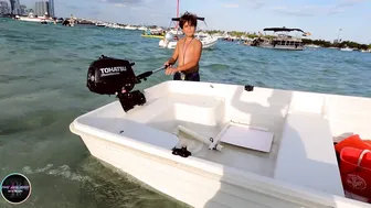 HAULOVER SANDBAR LIFE | BOAT PARTY AT MIAMI SANDBARS | BOAT ZONE #8