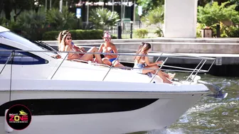 SEXY GIRLS HAVING FUN ON MIAMI RIVER | BOAT ZONE MIAMI #6