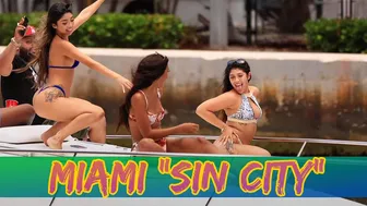 MIAMI RIVER GETS WILD | GIRLS ON FIRE | BOAT ZONE MIAMI