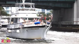 MIAMI RIVER GETS WILD | GIRLS ON FIRE | BOAT ZONE MIAMI #6