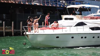 MIAMI RIVER BOAT PARTY GETS WILD! (BONUS CLIP) | BOAT ZONE MIAMI #8