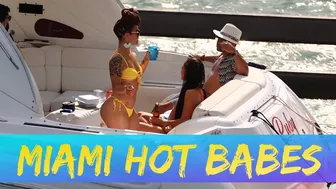 SHE IS FROM MIAMI | SEXY BOATING STYLE @BoatZoneMiami