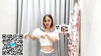 [4K] Transparent Try on Haul | No lingerie Challenge Whith Raychel #2