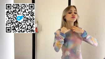 [4K] Transparent Try on Haul | See through Candy Unicorn l At the mall #8