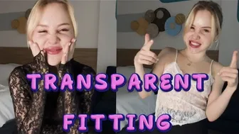 Transparent fitting | Style and beauty lesson | Black or white