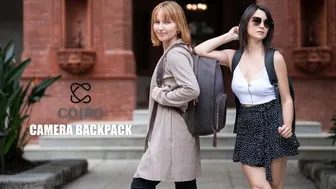 Classy Leather Camera Backpacks | Coiro