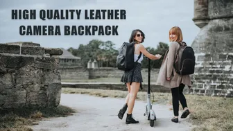 Leather Camera Backpack | Coiro