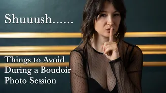 Things to Avoid During a Boudoir Photo Session (Lesson 4) #1