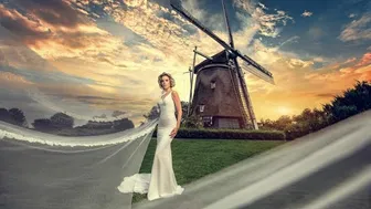 Styled Bridal Photo Shoot with Brett Florens | Amsterdam Netherlands