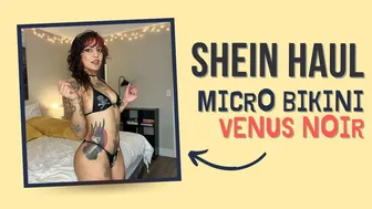 Venus Noir | Shein Micro Bikini Try-On Haul | See through, Super Micro, Thong, 4K #1