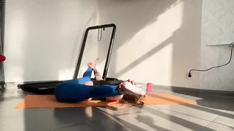 YOGA ART. CONTORTION WORKOUT.GYMNASTICS FLEX. FITNESS STRETCHING.FLEXIBLE WARM-UP #6