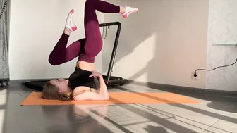 CONTORTION WORKOUT. GYMNASTICS FLEX. CONTORTION COACH. FULL BODY STRETCH. FLEXIBLE GIRL. YOGA ART #10