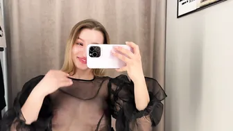 FULLY TRANSPARENT NO BRA Try On Haul 2024 #10