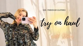 See-Through Try on Haul | Semi-Sheer Clothes