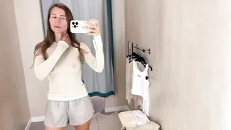 [4K] Transparent Clothes Haul in a Mall | Transparent Fashion #4