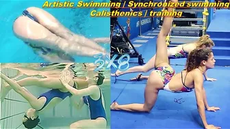 Artistic Swimming | Synchronized swimming | Calisthenics | training |