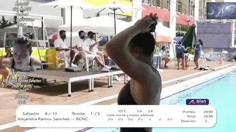 Women's Diving | Alejandra Ramos Sanchez | 3M | 2021 Spanish Diving Competition | Highlight #3