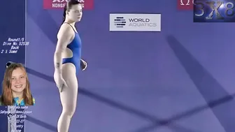 Women's Diving | Sofiia Lyskun | Kseniia Baylo(Kseniya Baylo) | World Aquatics 2024 | 10M Highlight #2