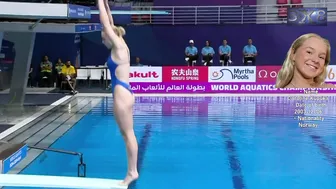 Women's Diving | Tereza Jelinkova | Caroline Kupka | Patricia Kun | World Aquatics 2024 | 1M Prelim #5