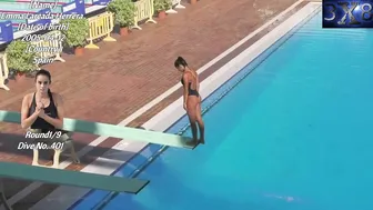 Women's Diving | Emma Larcada Herrera | 1M Springboard Highlight | 2021 Spanish Diving #3