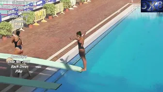 Women's Diving | Emma Larcada Herrera | 1M Springboard Highlight | 2021 Spanish Diving #9