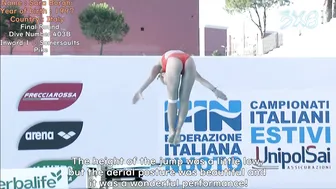 Women's Diving | Sara Borghi | Italian Summer Champs 2023 | Highlight #diving #watersport #sports #8